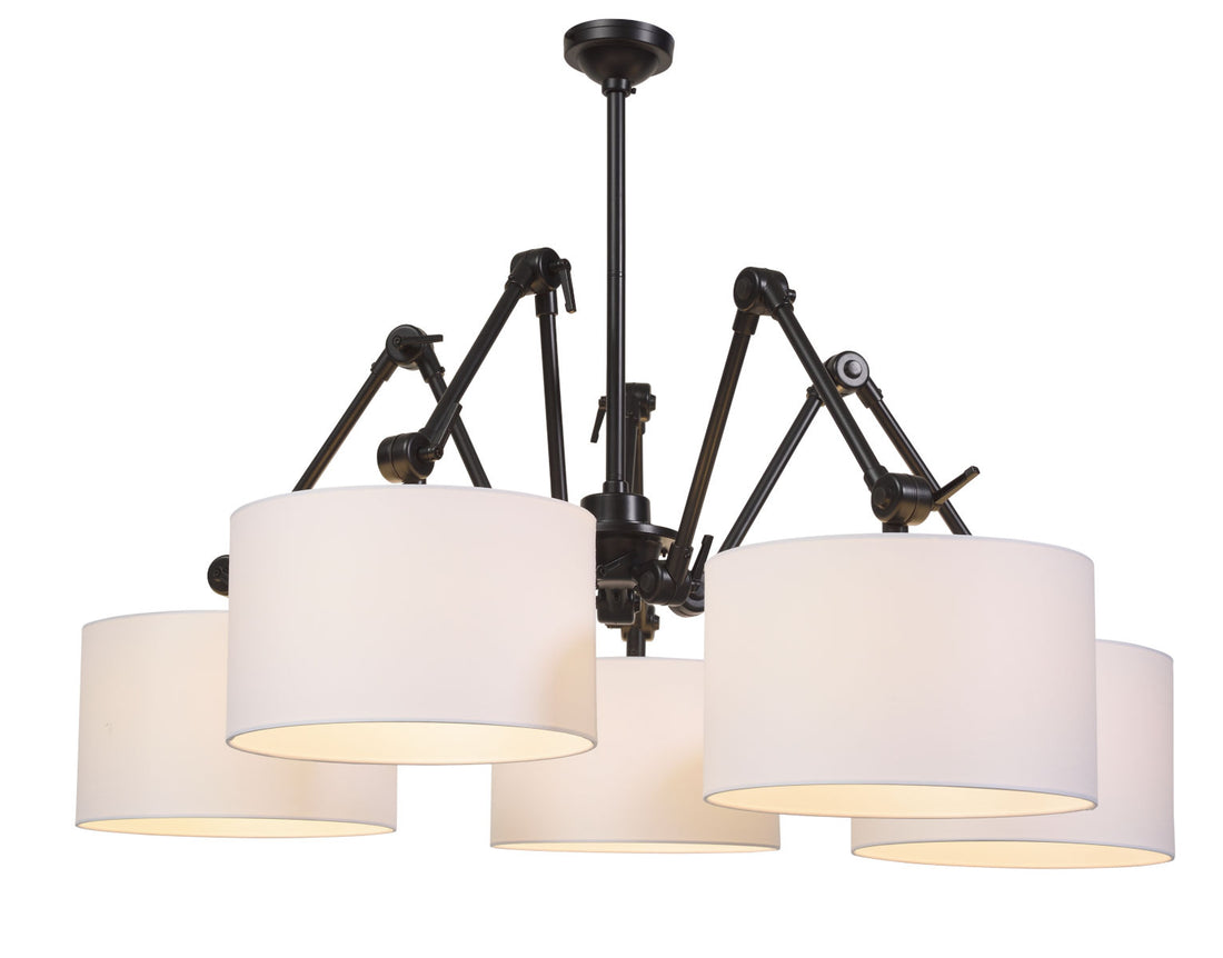 Kronleuchter Amsterdam Schirm weiss 32 cm