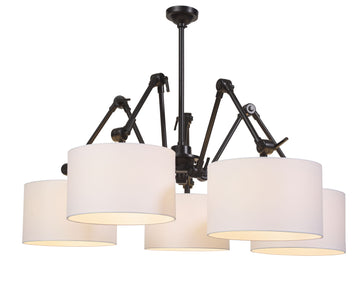 Kronleuchter Amsterdam Schirm weiss 32 cm