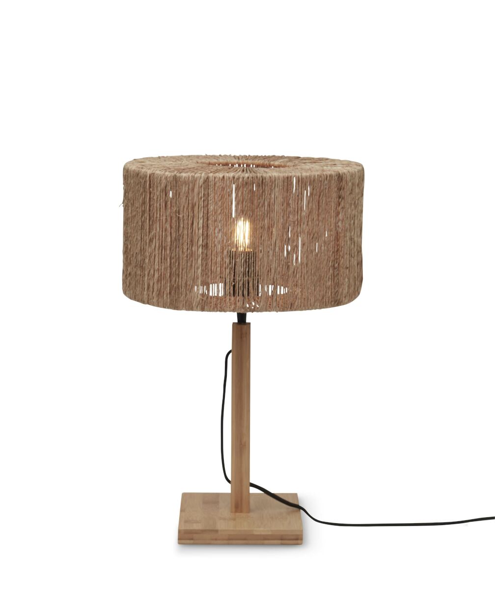 Tischleuchte Iguazu rechteckig natur30x16 natur