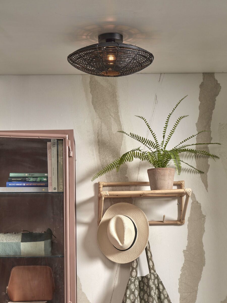 Deckenleuchte Tanami Scheibe S schwarz