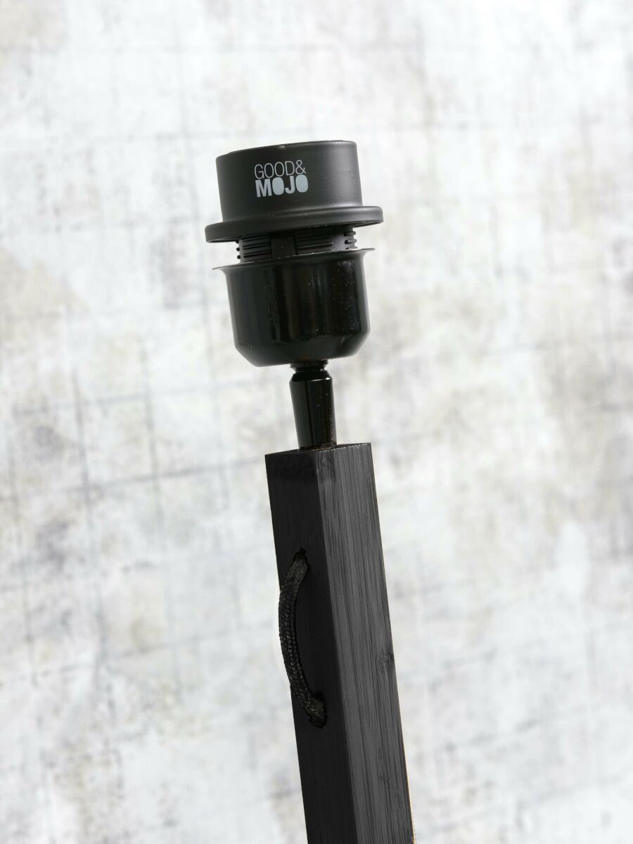 Stehleuchte Java Regal schwarz 50 cm