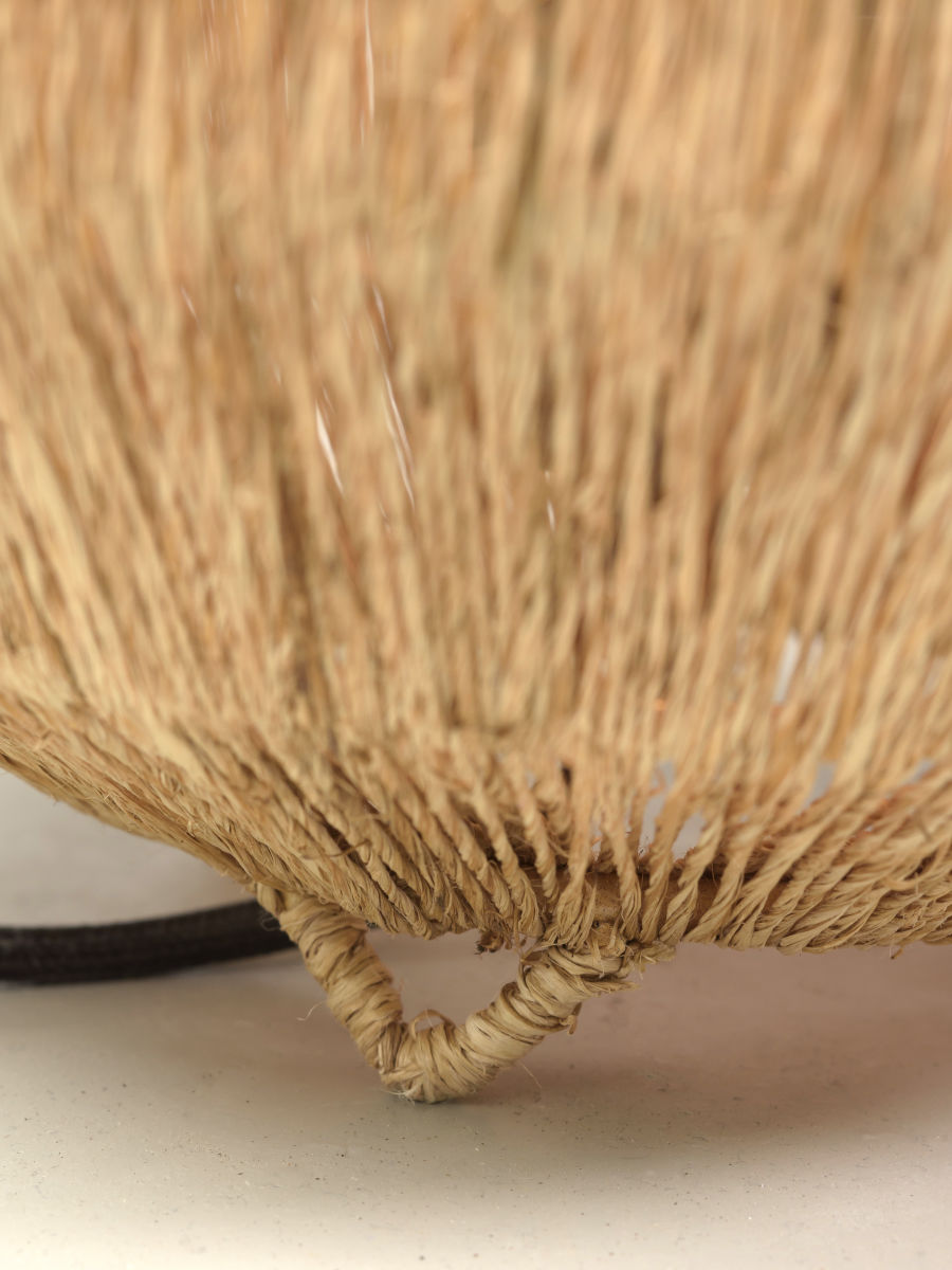 Tischleuchte Iguazu Jute Globus 32xh 36cm natur L