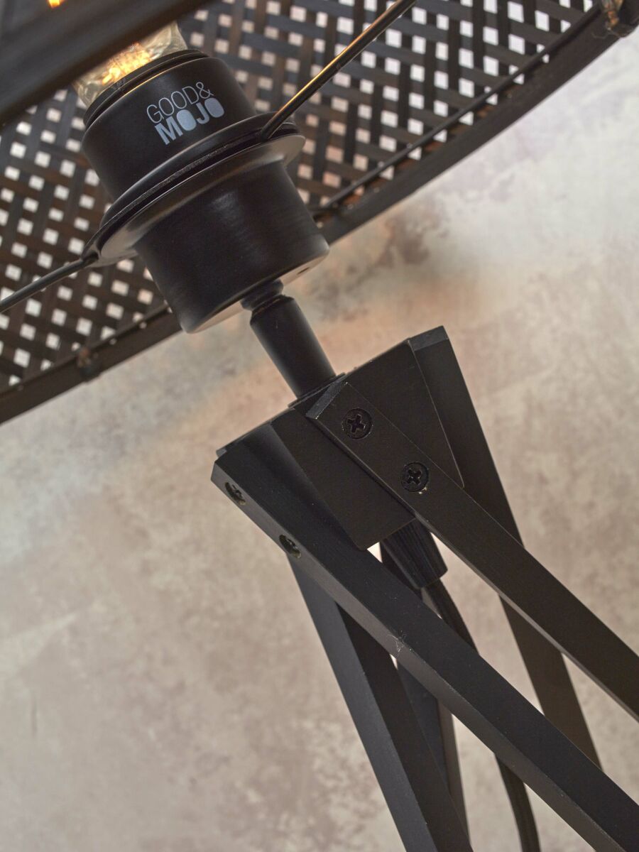 Stehleuchte Java 5 Fuss schwarz 50 cm