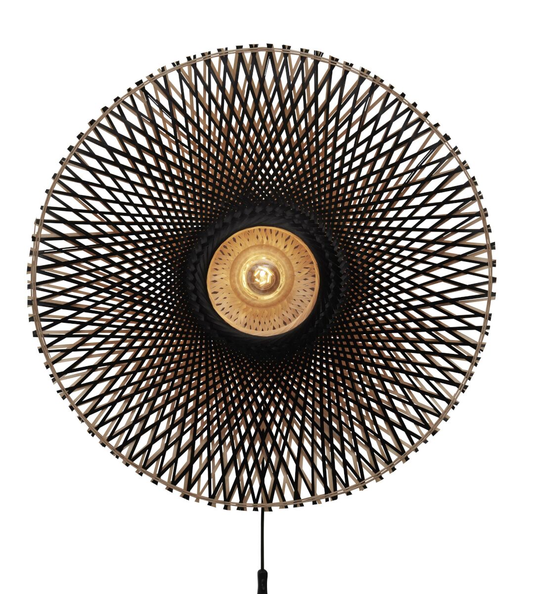 Wandleuchte Kalimantan naturzw 87 cm