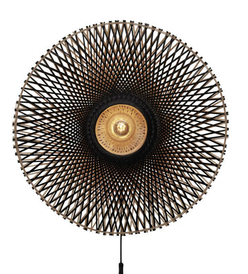 Wandleuchte Kalimantan naturzw 87 cm