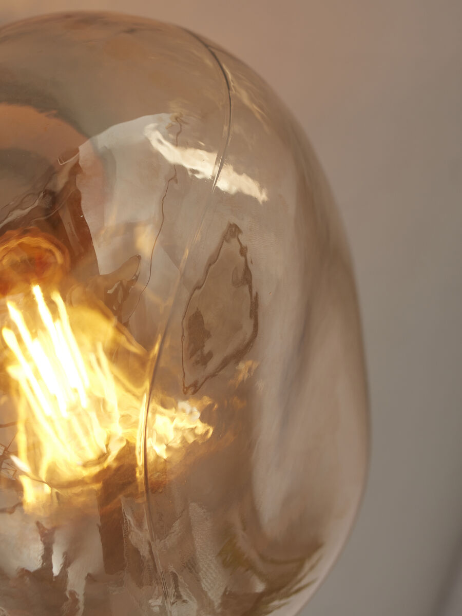 Deckenleuchte Helsinki Stein bernstein