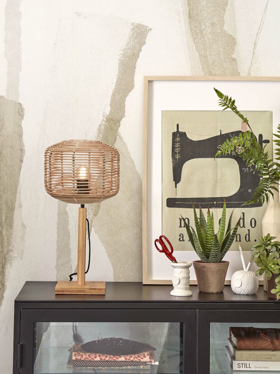 Tischleuchte Tanami natur 25 cm