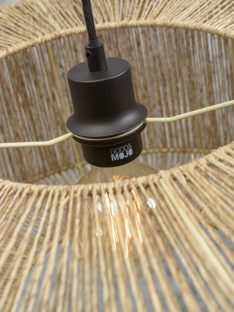 Hängeleuchte Iguazu Jute rund natur 50 cm