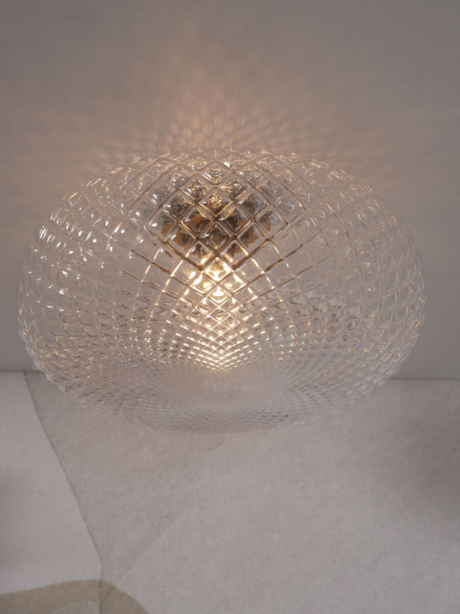 Deckenleuchte Venedig Transparent 44 cm