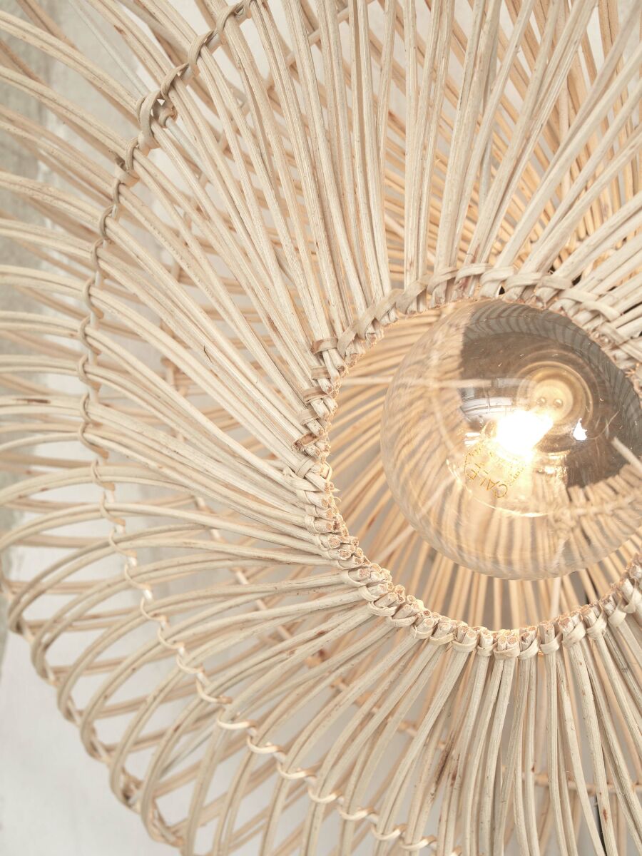 Wandleuchte Zanzibar flach weiss 55 cm