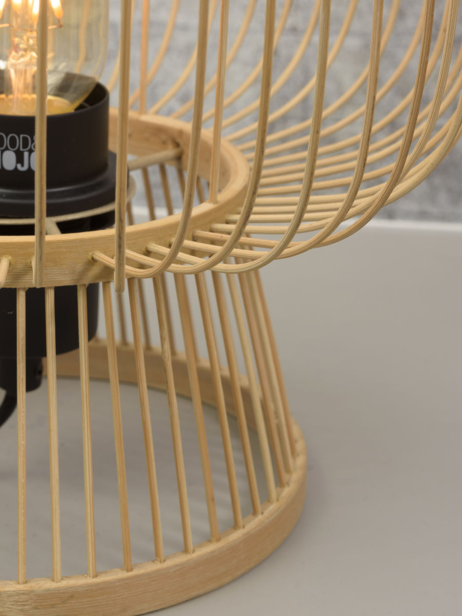 Tischleuchte Cango h 30x26cm natur