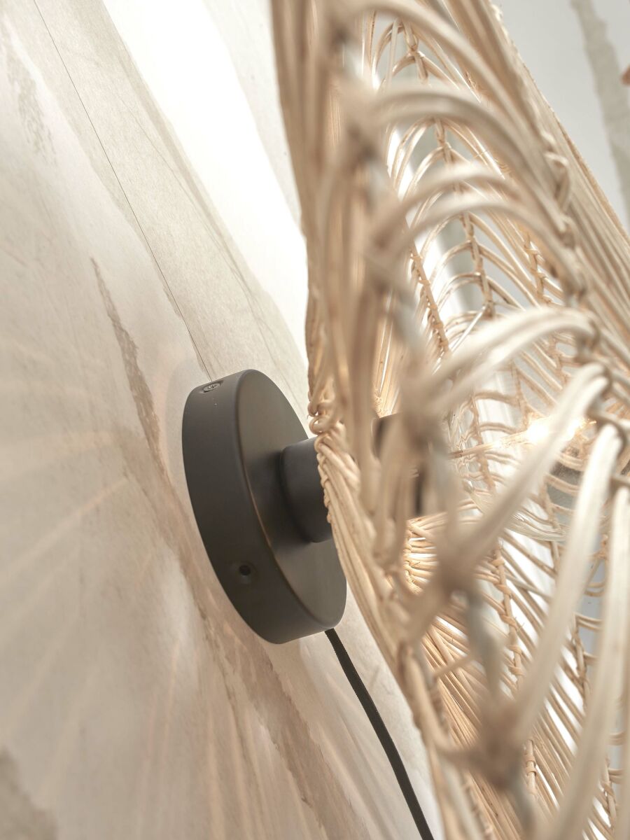 Wandleuchte Zanzibar flach weiss 55 cm