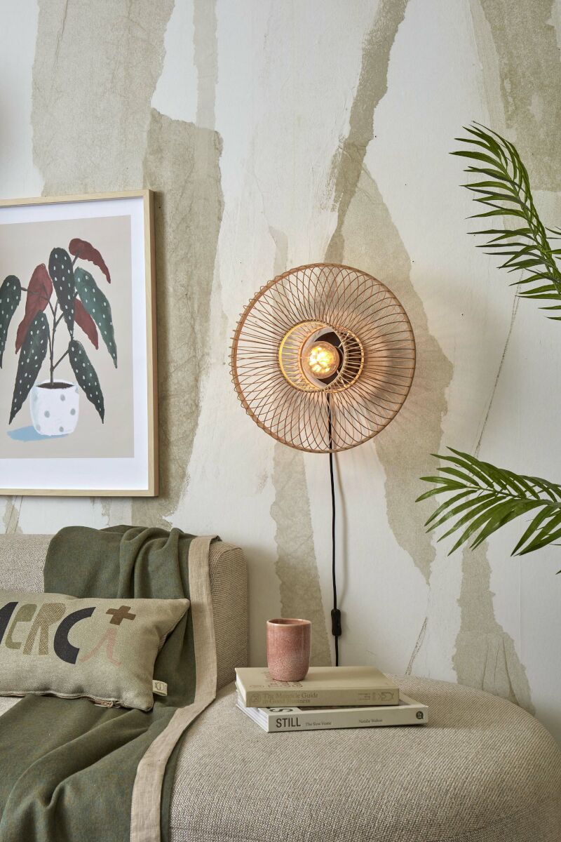 Wandleuchte Hokkaido S 25cm natur