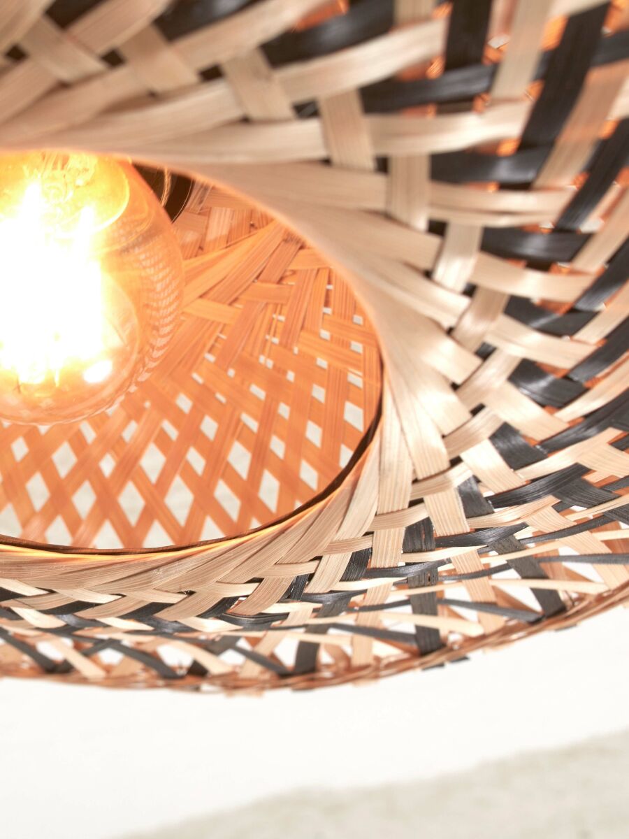 Deckenleuchte Kalimantan XS 30cm schwarz natur