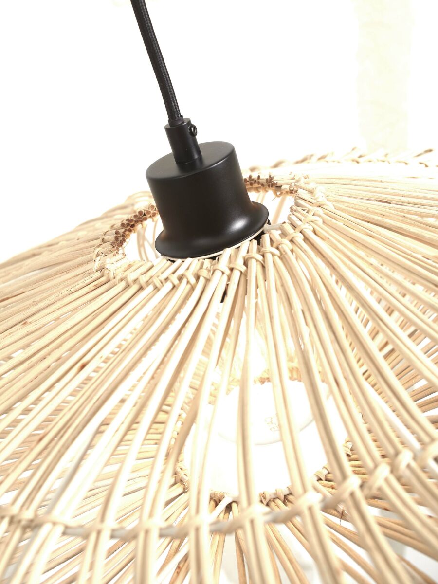 Hängeleuchte Zanzibar flach weis 40 cm