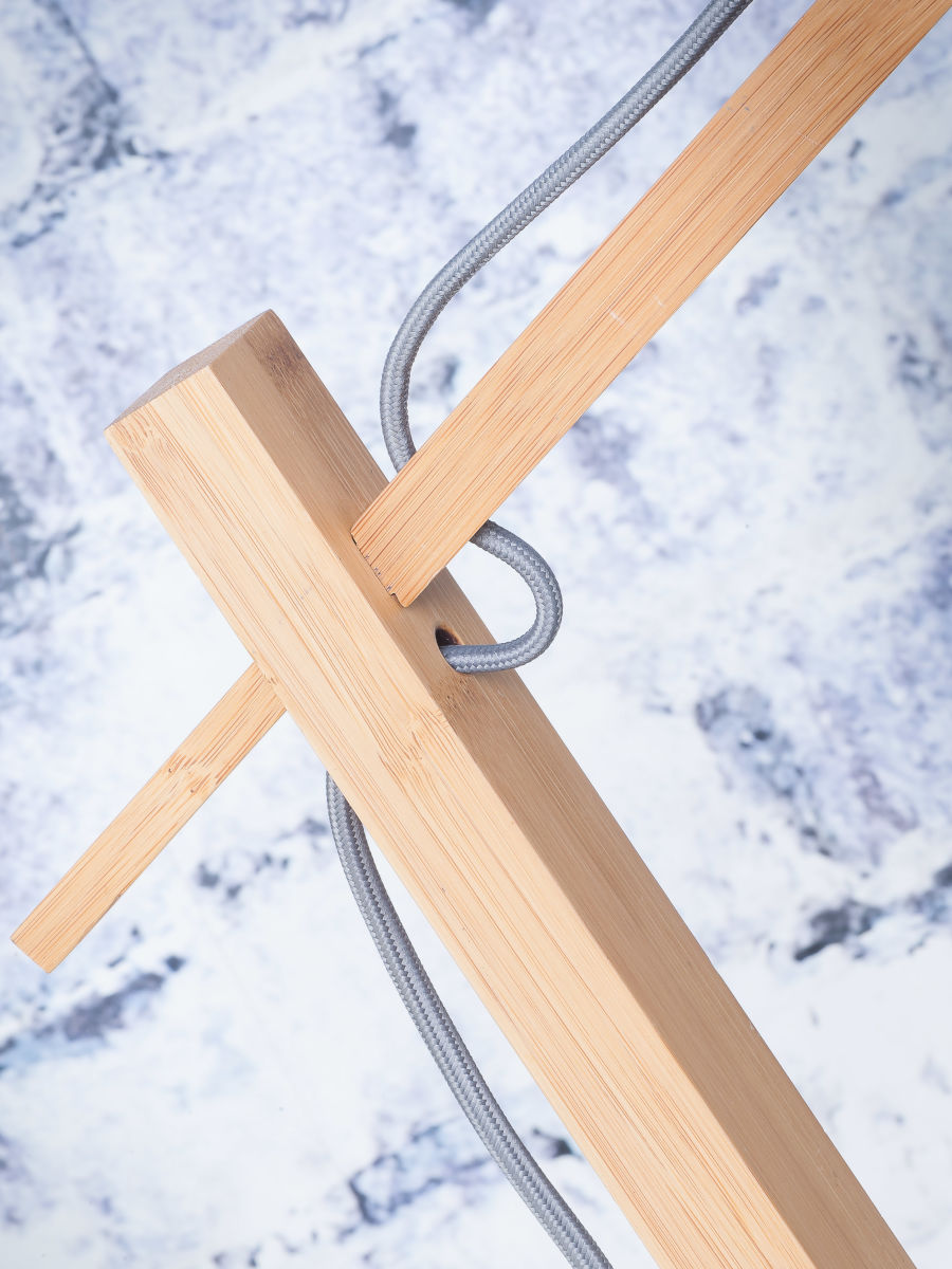 Stehleuchte Palawan natur h 176cm Schirm 40x15cm natur