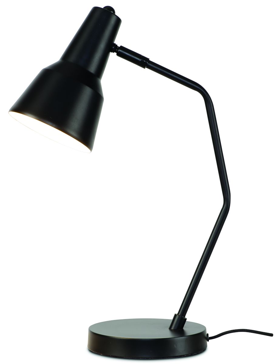 Valencia schwarze Eisen Tischlampe