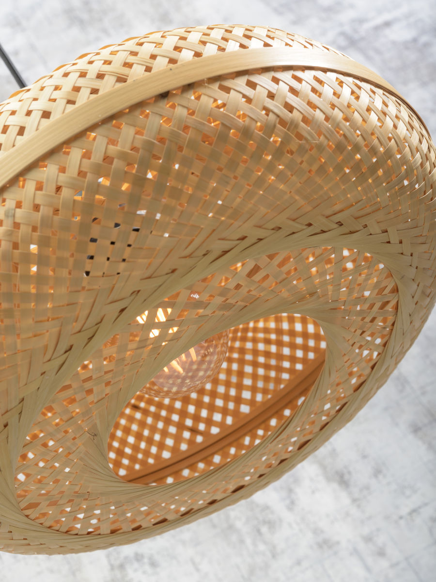 Wandleuchte Palawan natur Schirm 40x15cm natur S