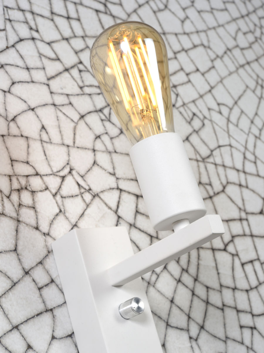 Wandleuchte Florence Brett USB weiss