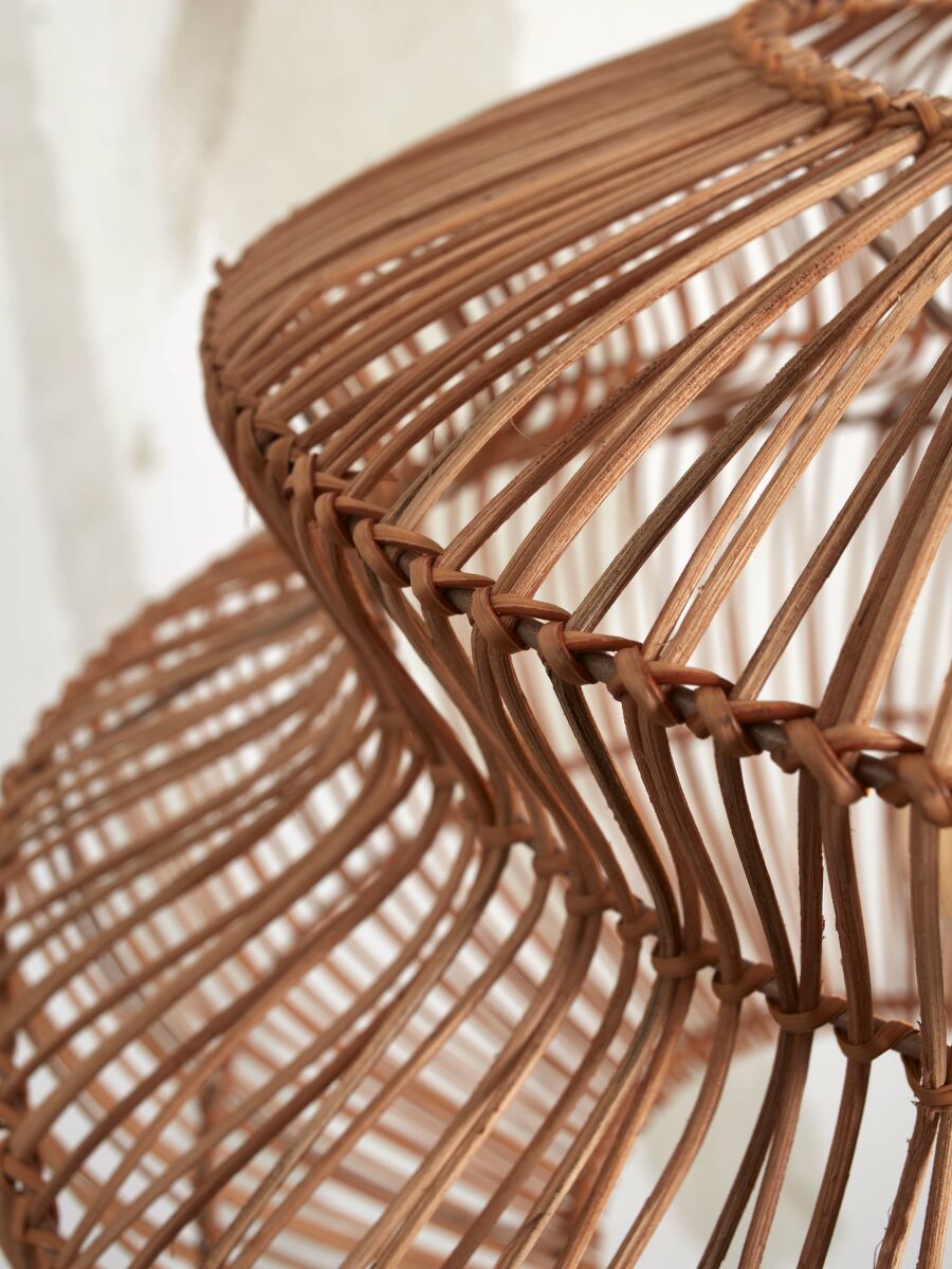 Hängeleuchte Zanzibar hoch natur 40 cm