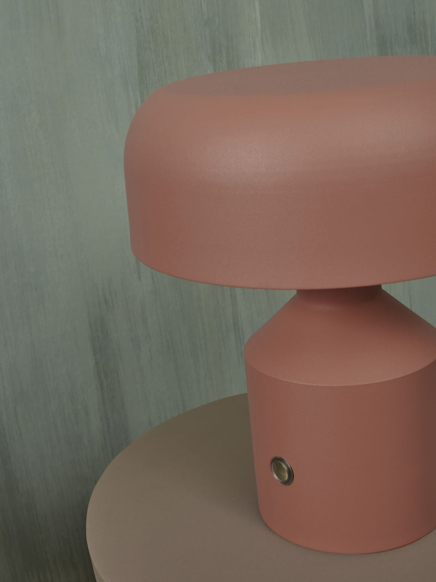 Tischleuchte Eisen Porto H 30x25cm terra