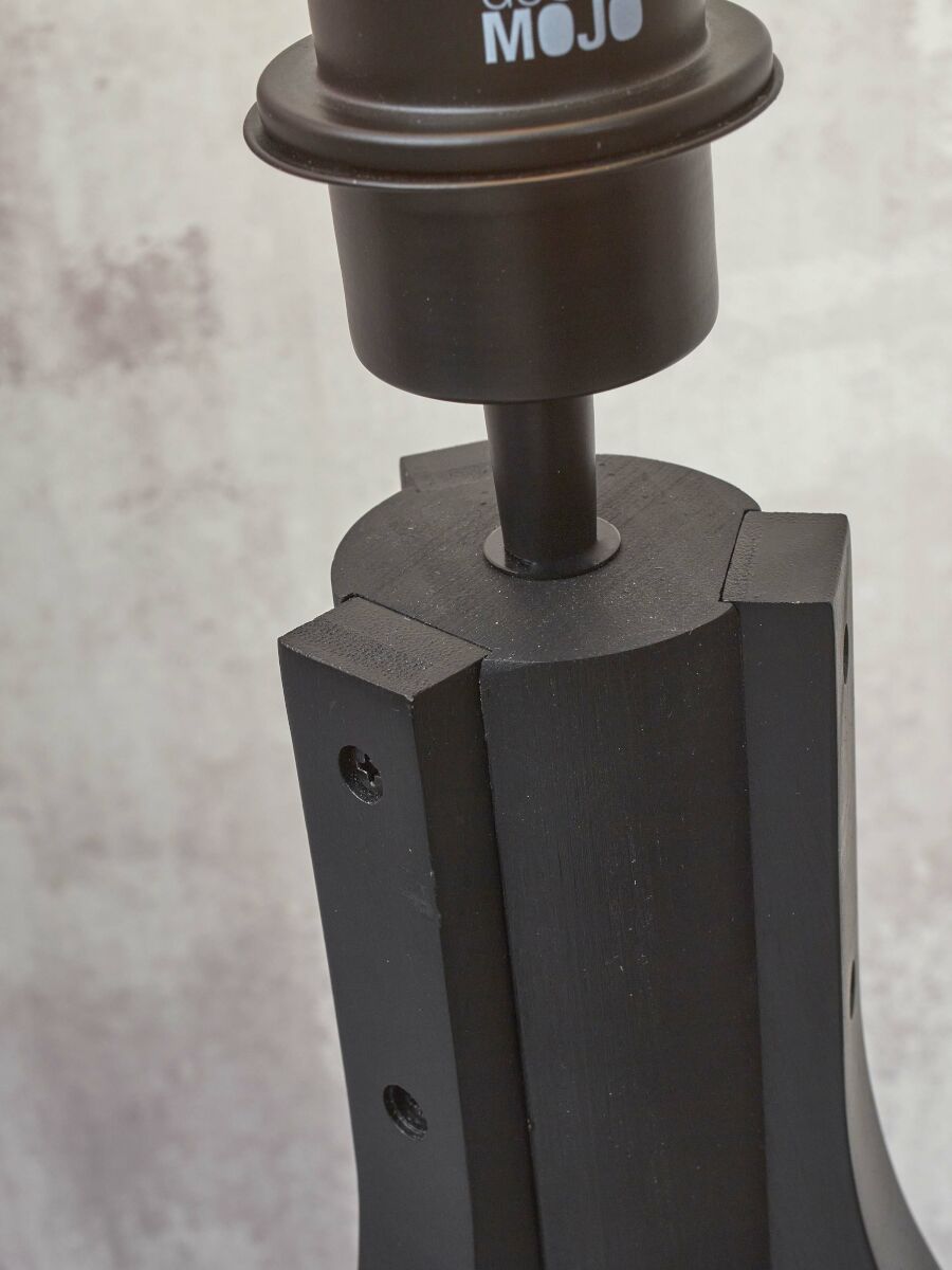 Tischleuchte Java 3 pt schwarz 18 cm