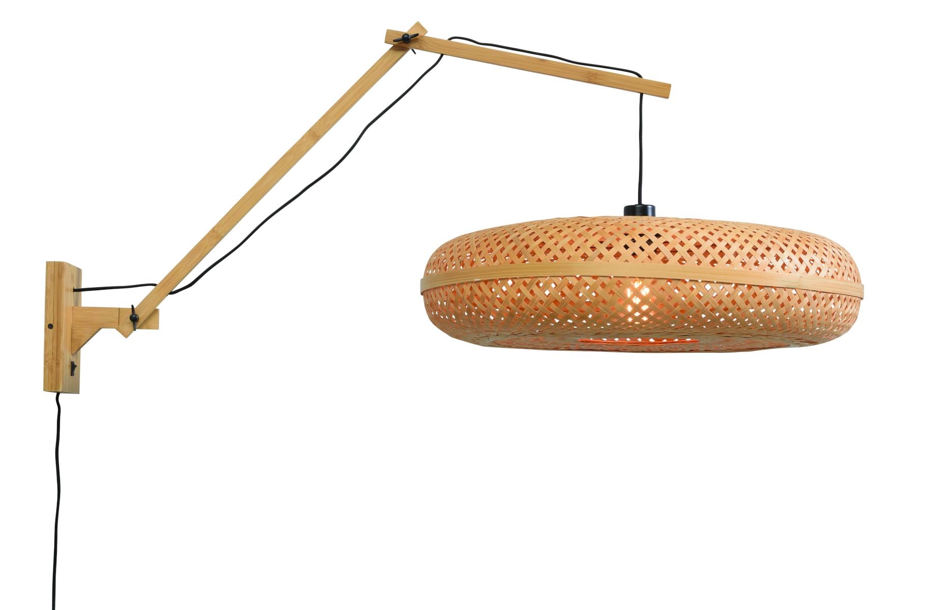 Wandleuchte Palawan natur 60 cm