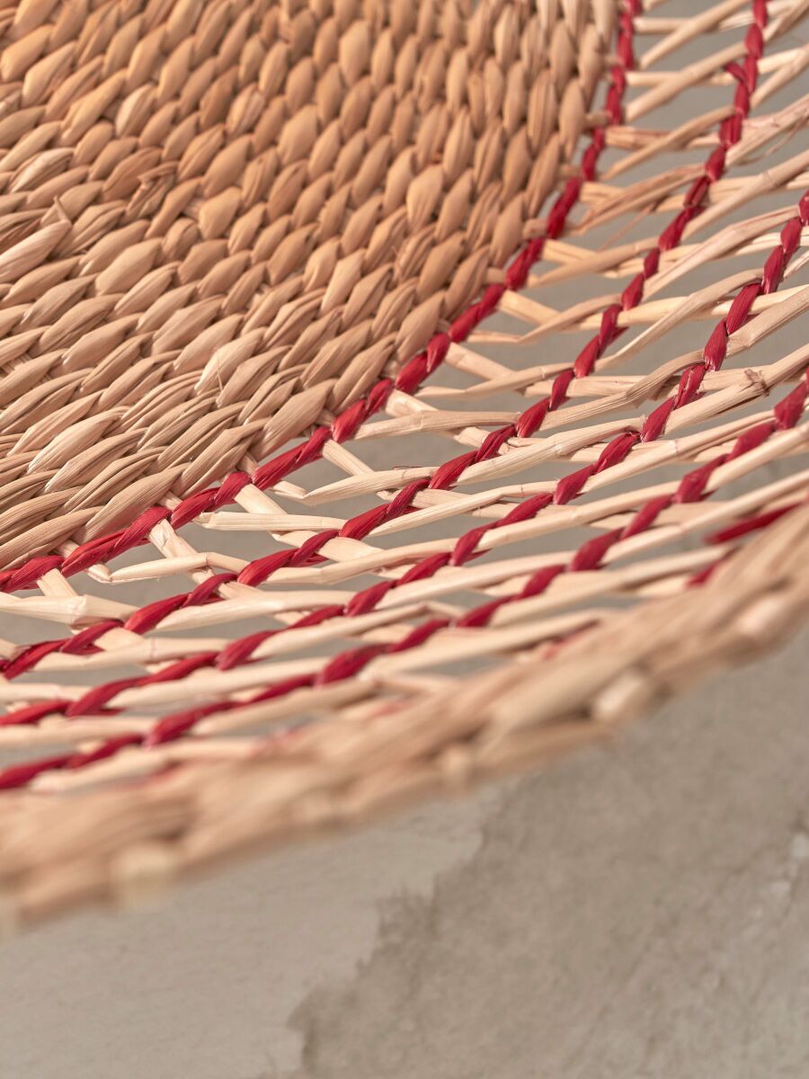 Deckenleuchte Pantanal naturrot