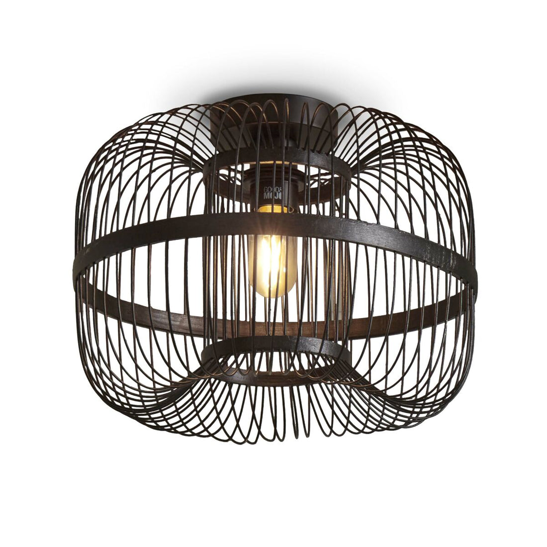 Deckenleuchte Hokkaido h 25x38cm schwarz