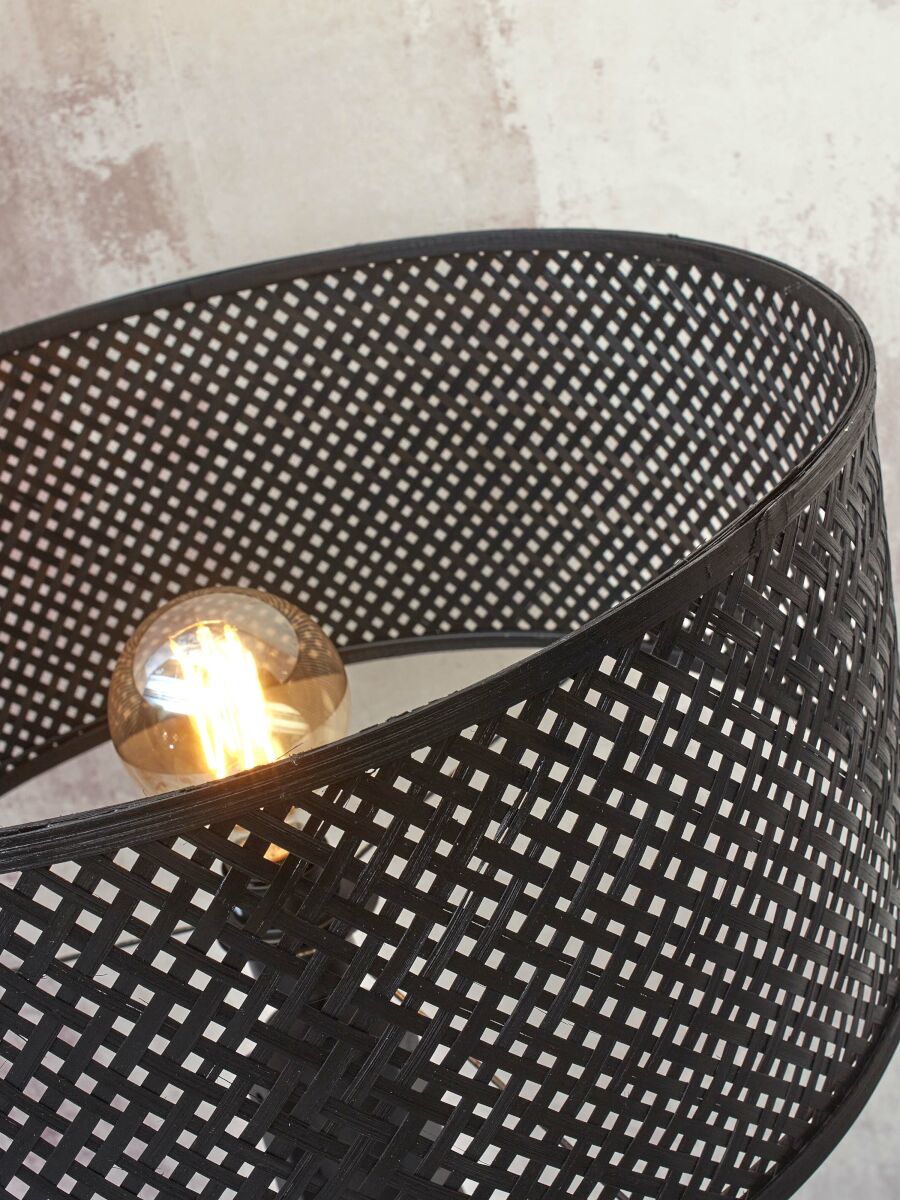 Tischleuchte Java 3 pt schwarz 18 cm