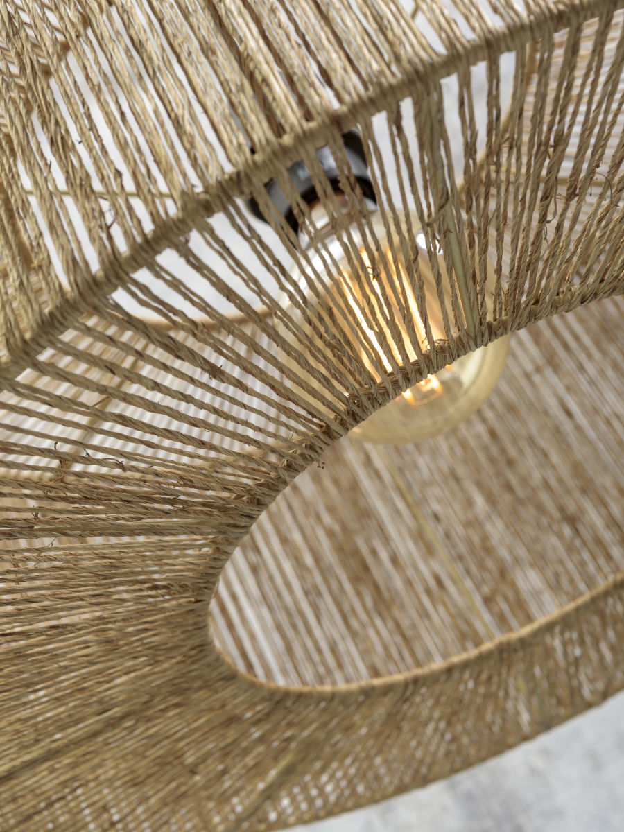 Hängeleuchte Iguazu Jute rund natur 50 cm