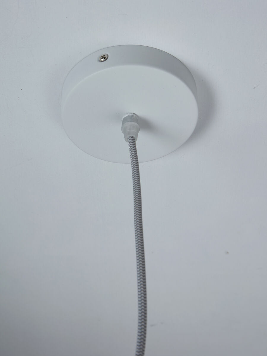 Hängeleuchte Reykjavik farbverl milchweiss L