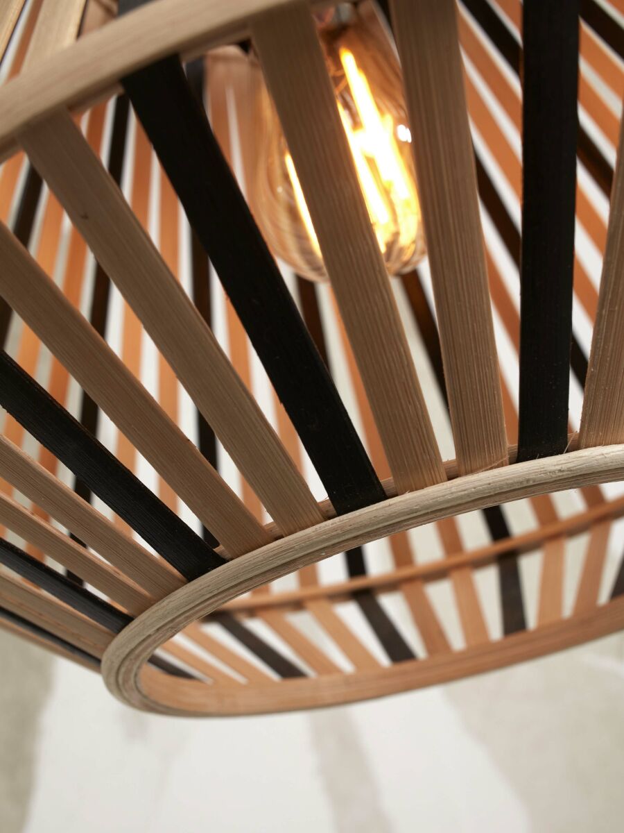 Stehleuchte Merapi S naturdiamond schwarz natur