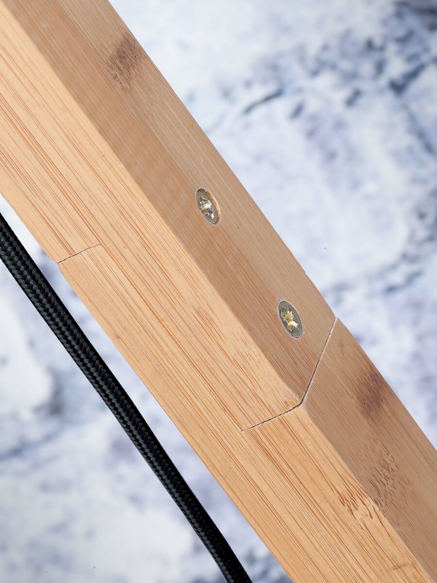 Stehleuchte Bhutan S natur25x20 schwarz natur