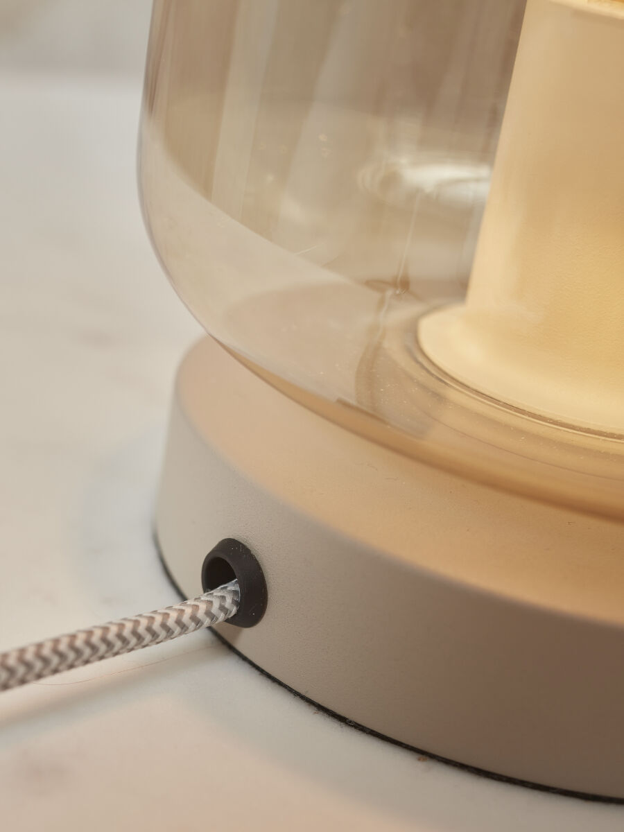 Tischleuchte Verona farbverl bernstein