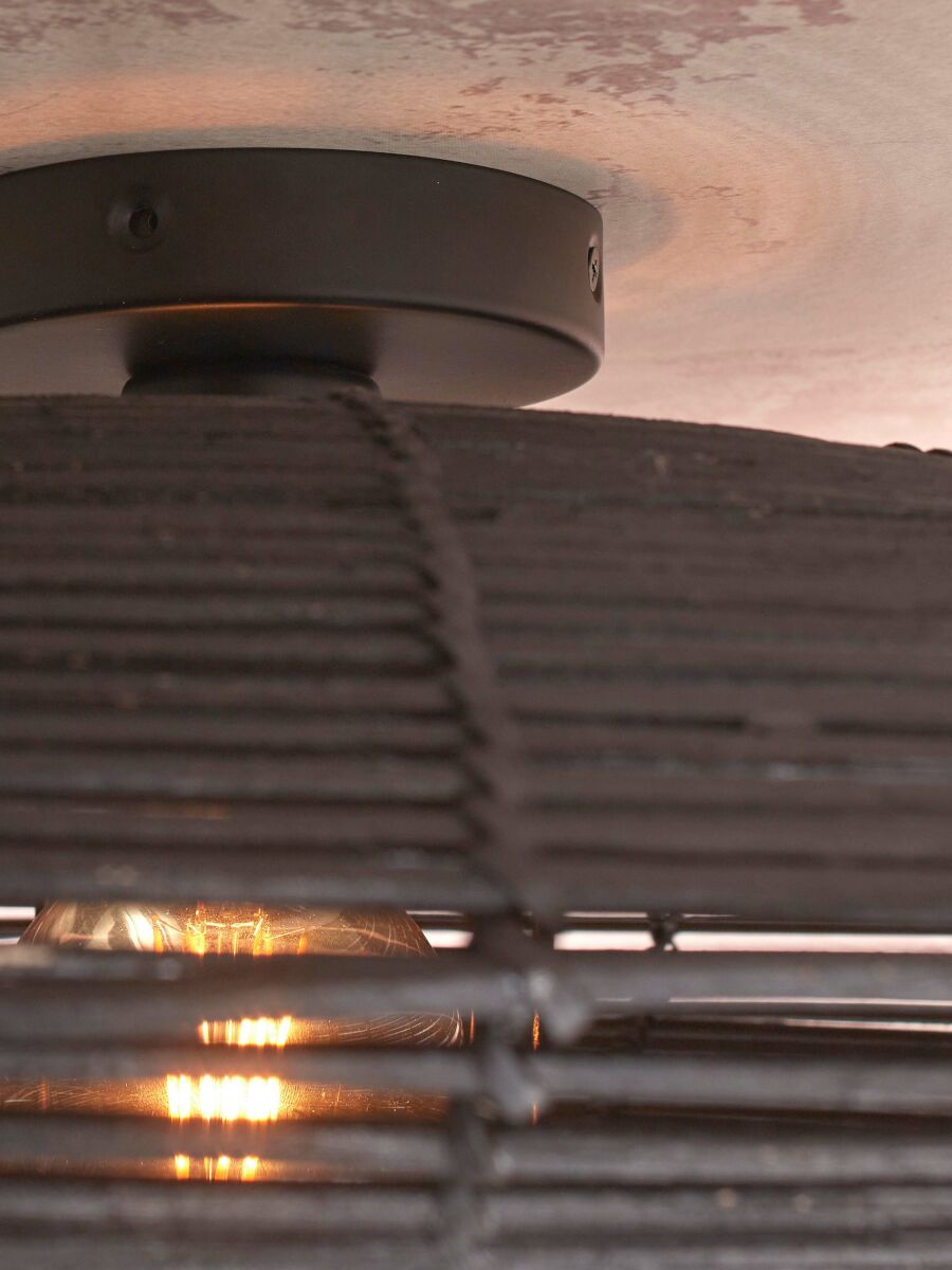 Deckenleuchte Tanami Scheibe S schwarz