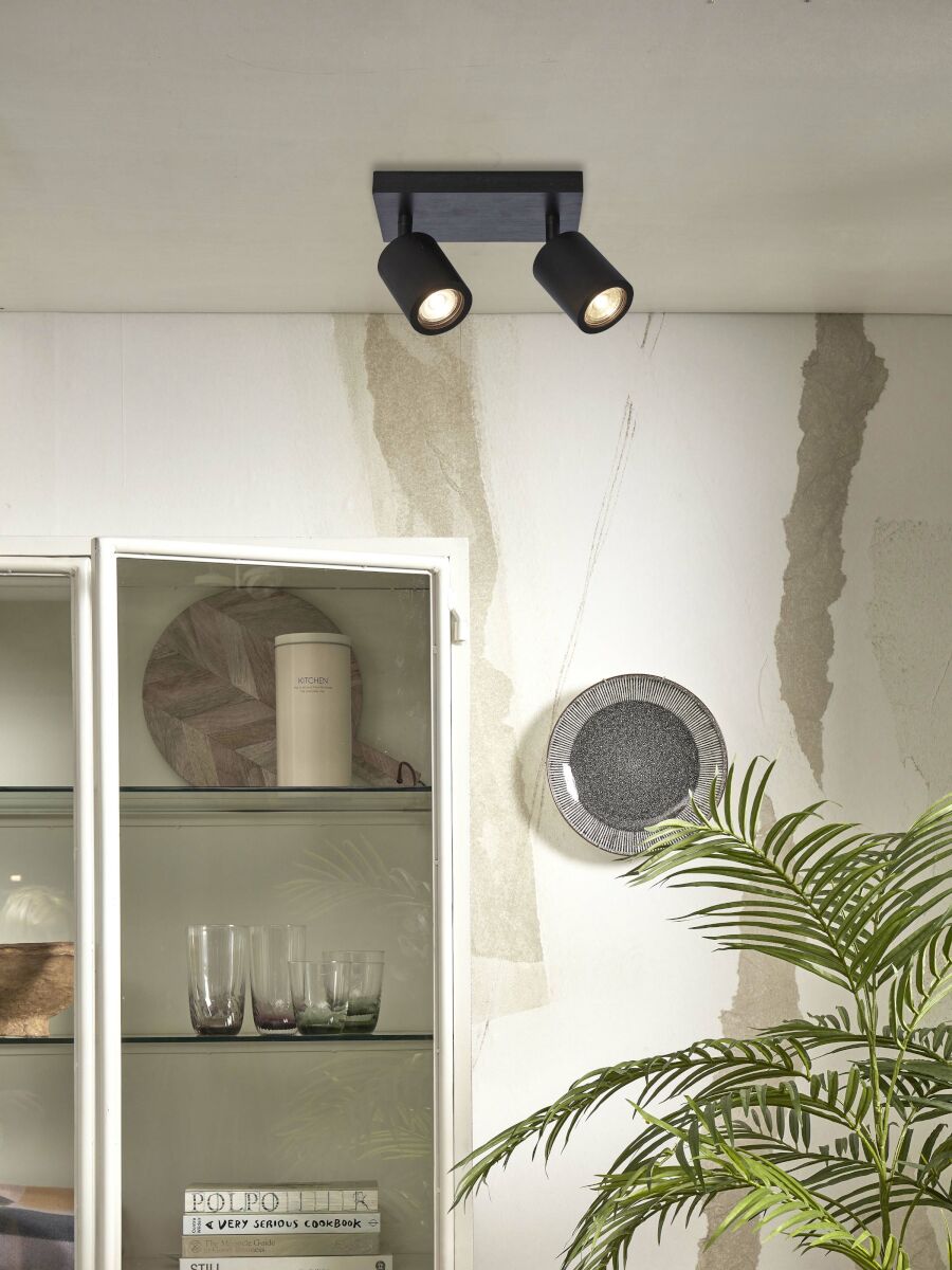 Deckenstrahler Java 2xGU10 schwarz