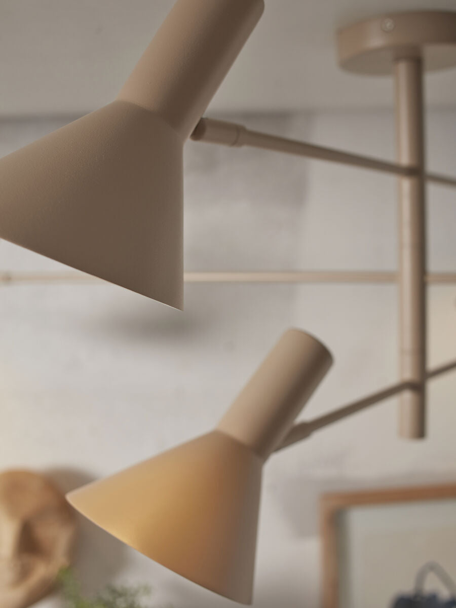 Deckenleuchte Izmir 3 armig sand