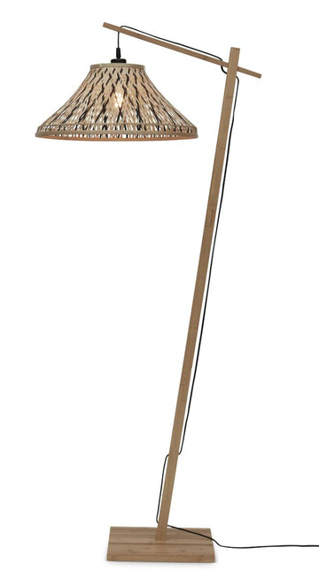 Stehleuchte Tahiti natur schwarz natur 45 cm