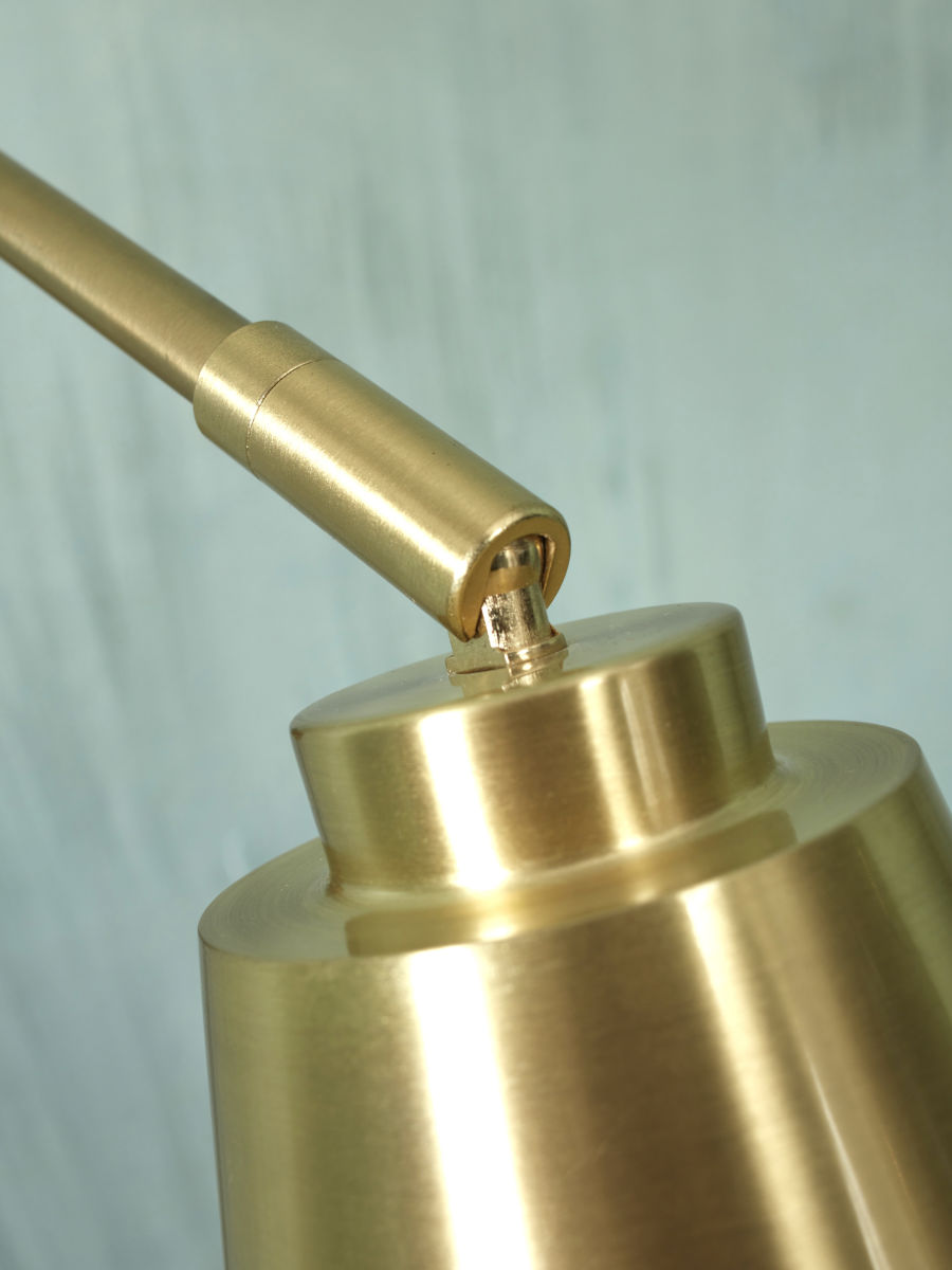 Wandleuchte Eisen Bremen 2 armig gold