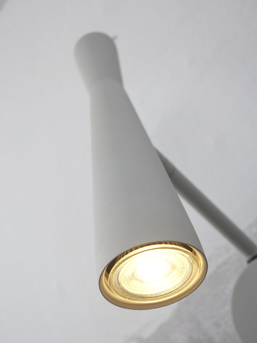 Bordeaux Wandleuchte GU10 Hellgrau