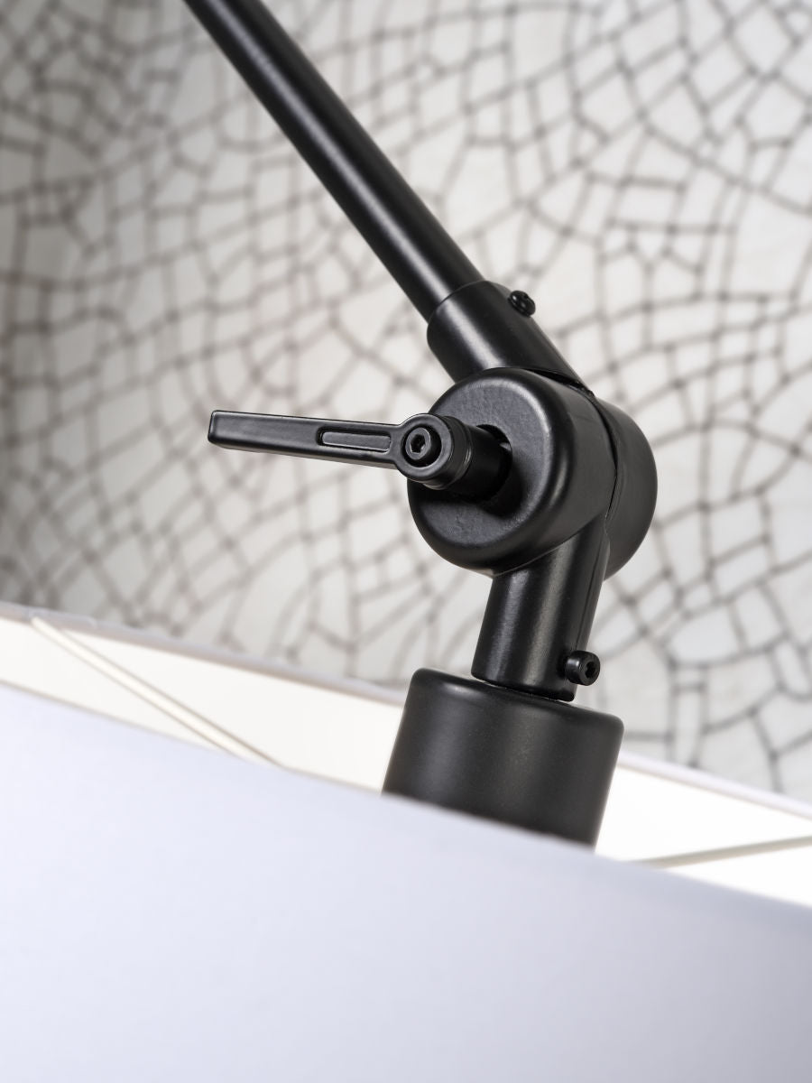 Wandleuchte Amsterdam Schirm schwarz 32 cm