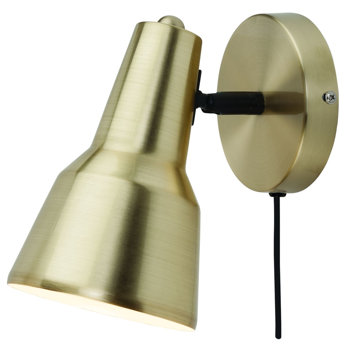 Wandleuchte Eisen Valencia Gold