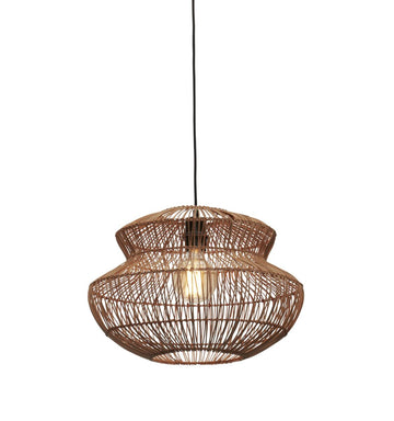 Hängeleuchte Zanzibar hoch natur 40 cm