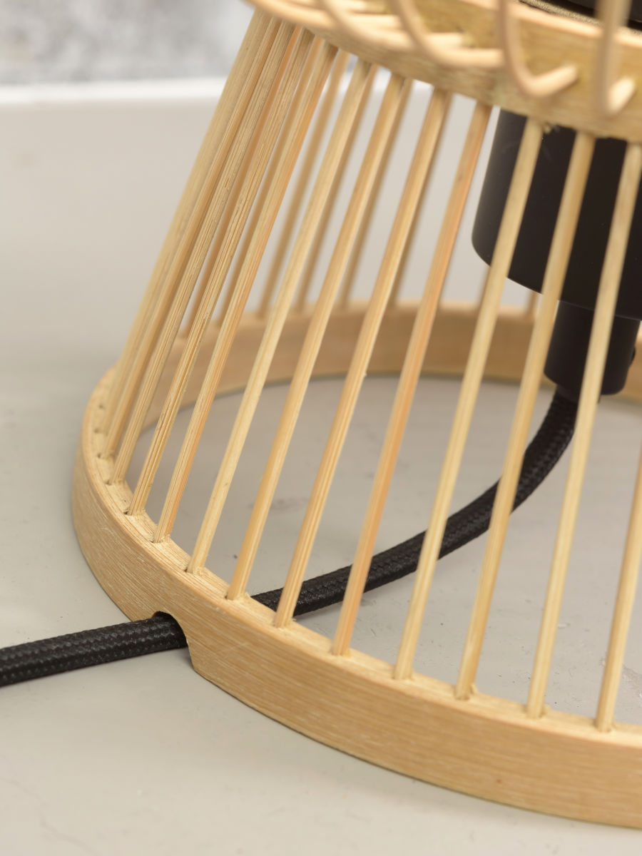 Tischleuchte Cango h 30x26cm natur