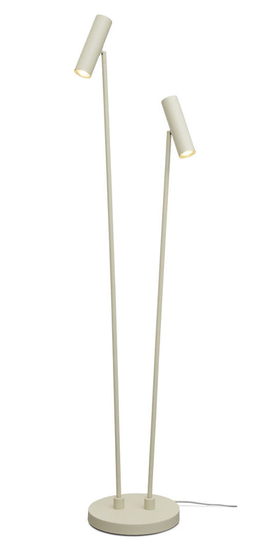 Stehleuchte Havana 2 flammig sanft gr n