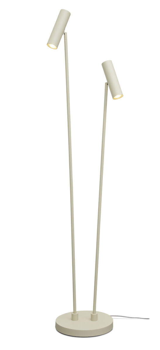 Stehleuchte Havana 2 flammig sanft gr n