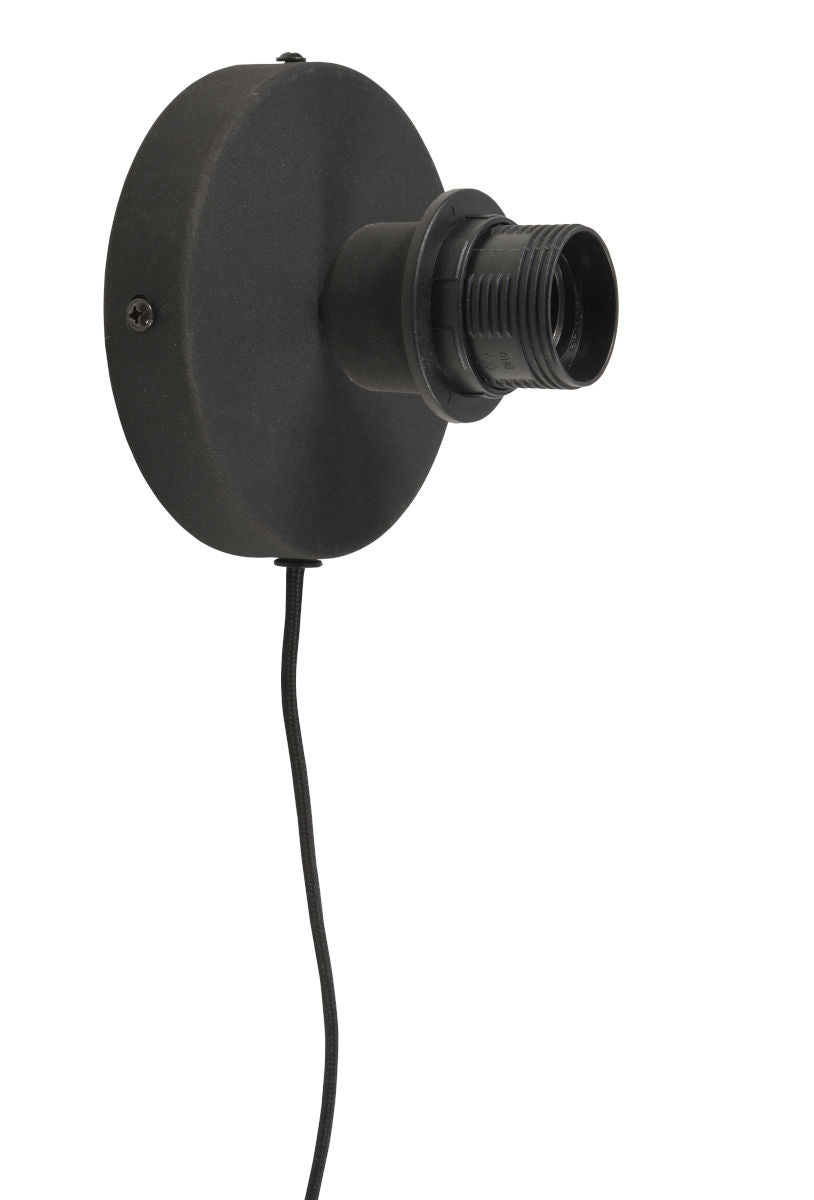 Wandleuchte Cango Ellipse Diam 60x25cm schwarz