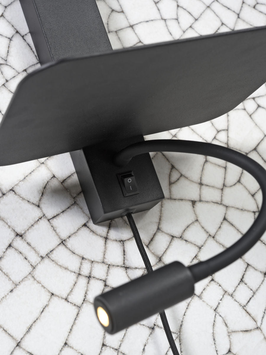 Wandleuchte Florence Brett USB Leseleuchte d leine 18 cm