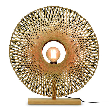 Tischleuchte Kalimantan Bambus vert Diam 60cm schwarz natur L